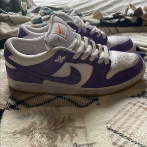 Nike Purple and White Sneakers